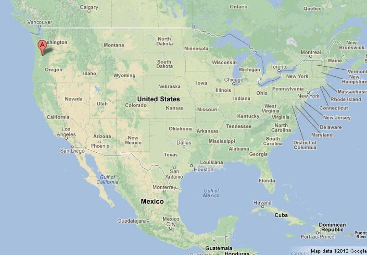 Портланд САД мапа